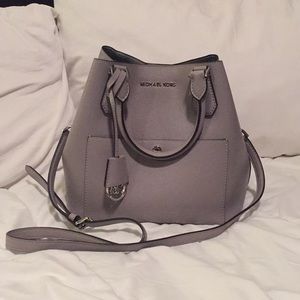 Michael Kors Greenwich Saffiano Leather Bucket Bag